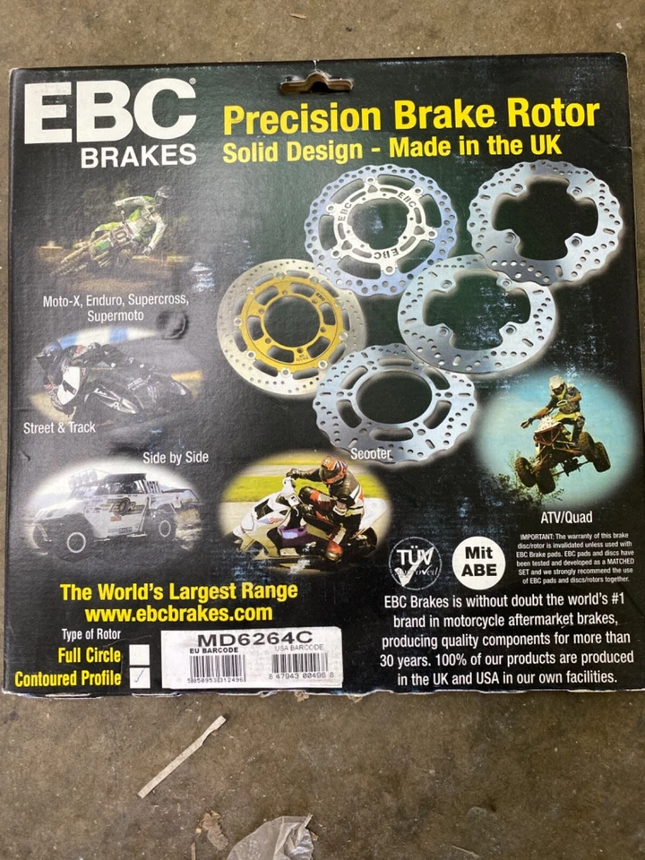 EBC Contour Profile 转子适用于川崎 - 前刹车 # MD6264C — 第 1/1 张图片