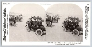 Automobiles on the worlds fines race track - Ormond-Daytona beach, Florida - Picture 1 of 2