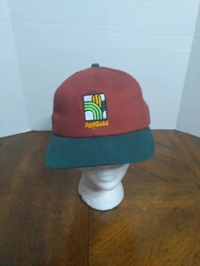 Agrigold Seed Logo Hat Red Green Snap Back Adjustable Baseball - Picture 1 of 1
