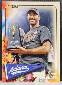 2024 Topps Update Justin Verlander #AT-7 Autumn Tales - Houston Astros - Picture 1 of 2