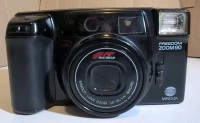 Minolta Freedom Zoom 90 - Point & Shoot 35mm Film Camera - Untested  - Image 1 of 3