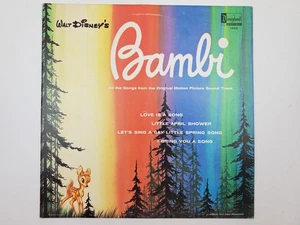 1963 Walt Disney Bambi Vinyl Record Motion Picture Soundtrack Disneyland 1203 - Picture 1 of 6