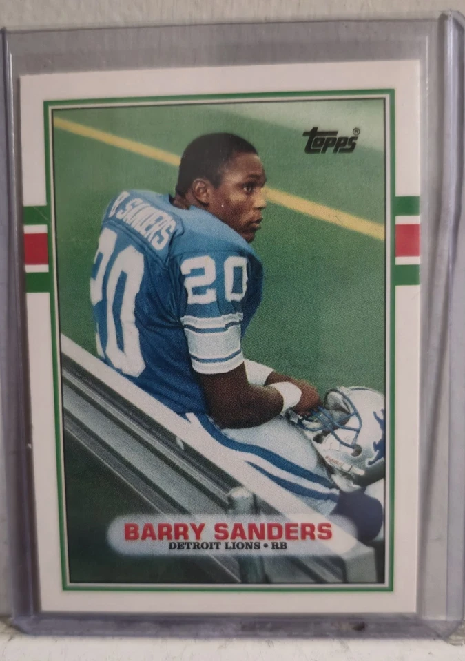 1989 Topps Traded - Barry Sanders #83T (RC) - Image 1 of 2