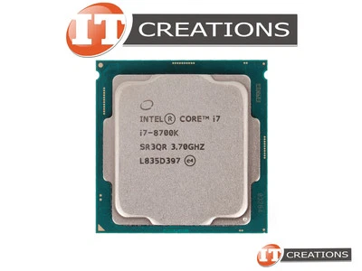 INTEL CORE 6C PROCESSOR I7-8700K 3.70GHZ BASE 4.70GHZ MAX 95W CM8068403358220 - Image 1 of 2