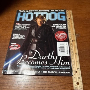 VTG 2005 Hotdog Magazine Star Wars Darth Vader Hayden Christensen Ewan McGregor - Picture 1 of 11