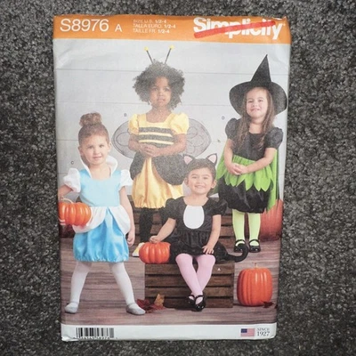 Simplicity 8976 S8976 Sewing Pattern Toddler Halloween Costumes Size 1/2-4 FF - Image 1 of 4