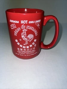 Sriracha Hot Chili Sauce Coffee Mug All Red Túóng Ó't Rooster  - Picture 1 of 9