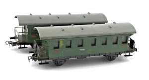 Set PIKO H0 Personenwagen CIUV DR Donnerbüchse (2 Stück) - Picture 1 of 2