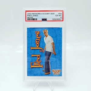 2002 Scooby Doo Fred Jones #54 PSA 6 Freddie Prinze Jr Inkworks - Picture 1 of 2