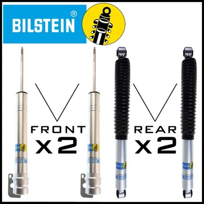 Передние задние моноамортизаторы Bilstein B8 5100 подходят для подъема 2005-2010 Grand Cherokee 0-1,5 дюйма - Изображение 1 из 3