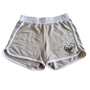 Hurley Mädchen Herz Logo Shorts - grau meliert Größe XL (13-15 Jahre) - Bild 1 von 5