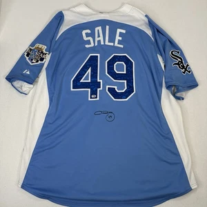 FIRMADA Auténtica 2012 Chris Sale MLB All Star Game Cool Base Camiseta de Béisbol XL - Imagen 1 de 21
