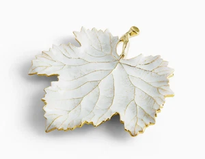 Micheal Aram Winterblätter Traubenblatt Schale (175674) - NEU/VERSIEGELT - Bild 1 von 5