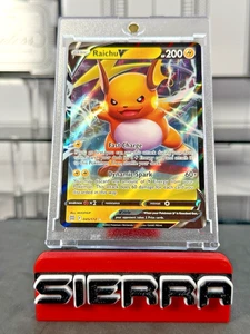 Tarjeta de Juego de Cartas Coleccionables Raichu V 045/172 Brilliant Stars Rara Holo Pokemon - Imagen 1 de 3