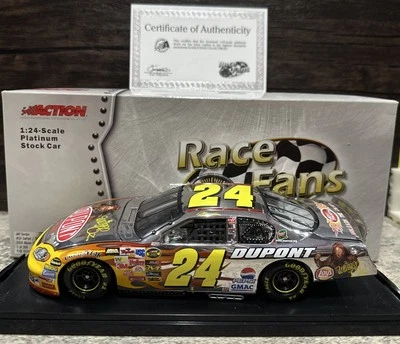 2004 JEFF GORDON #24 “THE WIZARD OF OZ” 1/24 PLATINUM ACTION NASCAR DIECAST - Image 1 of 4