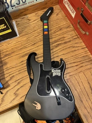 PS2 Guitar Hero Red Octane Kramer Striker Wireless Guitar no dongle  - Image 1 of 4