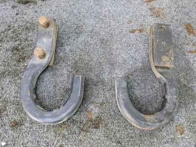 1988-1999 OEM CHEVY GMC JUEGO DE PARES DE GANCHOS DE REMOLQUE YUKLON TAHOE SUBURBAN C1500 K1500 Foto 1 de 4