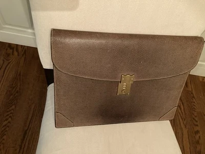 Estuche portafolio de cuero Gucci Foto 1 de 3