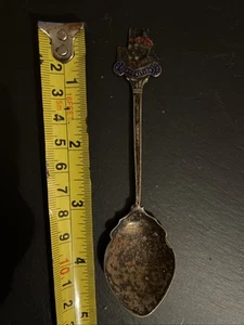 Vintage 1937 King George VI, Queen Elizabeth Coronation Souvenir Spoon - Picture 1 of 4