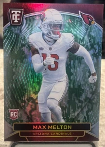 2024 Panini Totally Certified MAX MELTON Mirror Platinum Camo /35 Cardinals RC - Picture 1 of 2