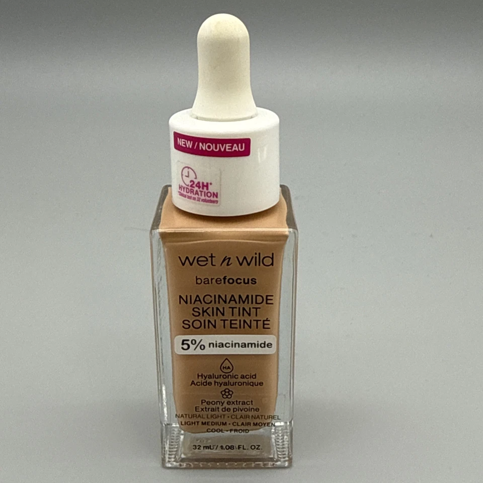 Wet N Wild Barefocus, Niacinamide Skin Tint, 1116090 Natural Light, 1.08 fl oz - Image 1 of 3