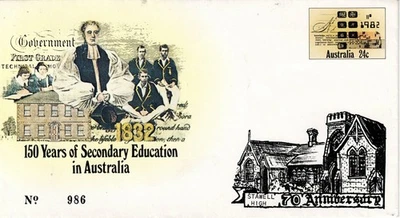 1982? P.S.E., 150 yrs Education, additional cachet Stawell High School 70th (C) - Image 1 of 4