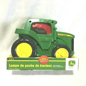 JOHN DEERE FLASHLIGHT TOY TRACTOR - NEW IN PACKAGE ! - COLLECTIBLE - Picture 1 of 9