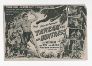 Tarzan und die Jägerin Johnny Weissmüller Original Herold Film 1947 - Bild 1 von 2