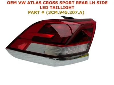 2020-2024 VW Atlas Cross Sport задний левый светодиодный задний фонарь 3 см.945.207.a - Изображение 1 из 4