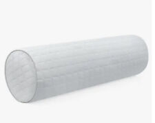 Kingnex Bolster Roll Pillow for Sleeping 20 " Cooling Cover - White