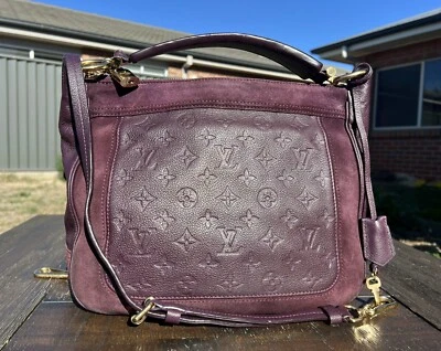 Autêntica bolsa Louis Vuitton Audacieuse roxa monograma Empreinte - Imagem 1 de 4