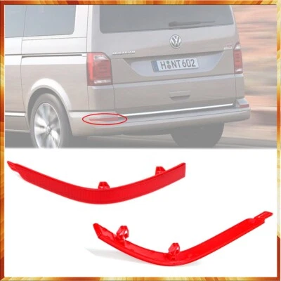 VW T6 Transporter catarifrangente posteriore portellone grande 7E0945106E Sinist - Immagine 1 di 3