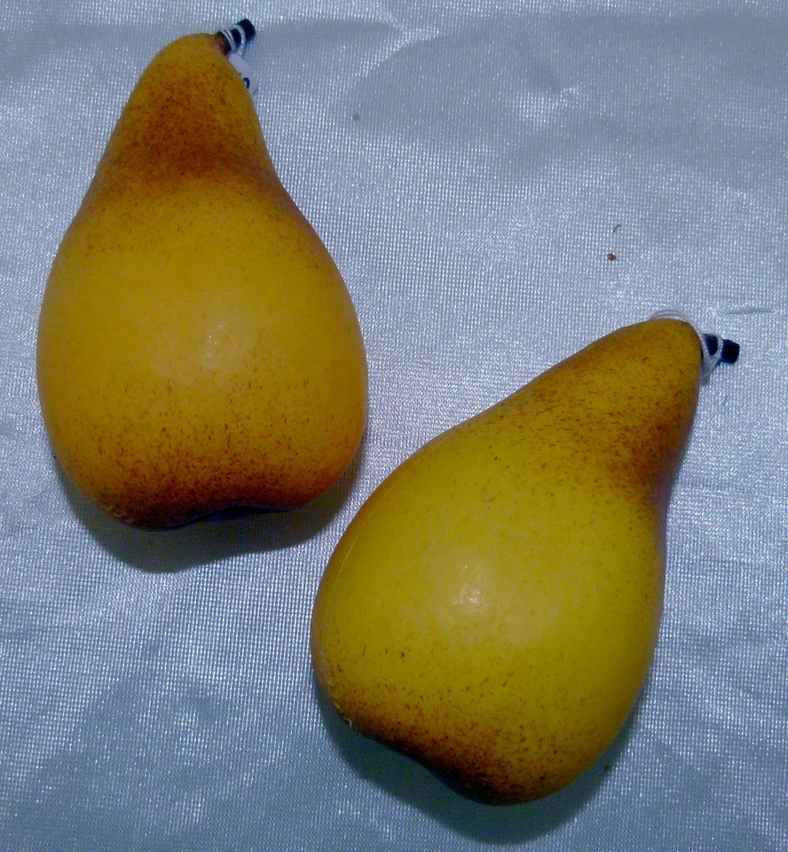 3er Deko Obst Birnen Set Tischdeko Herbst Basteln Tischdeko Birne 6 cm 129008313 - Bild 1 von 1