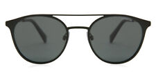 Polaroid Polarized Metal Matte Black Round Sunglasses Pld2052 807