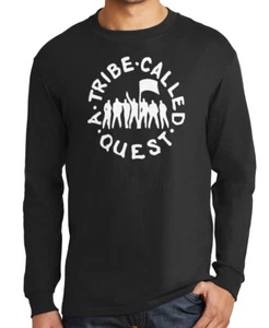 Camiseta de algodón A Tribe Called Quest manga larga años 90 Hip Hop Rap Group S-3XL - Imagen 1 de 12