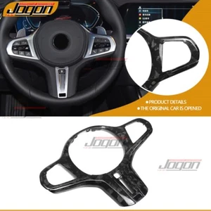 Tapicería de volante de carbono forjado para BMW G30 G31 G14 G15 G16 M5 F90 M8 F91 F92 - Imagen 1 de 11
