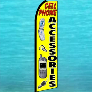 ACCESSORI CELLULARE BANDIERA SVOLAZZANTE Insegna Pubblicitaria Alta Striscione Piuma Swooper - Foto 1 di 5