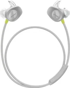 Bose SoundSport Wireless Bluetooth In Ear Headphones Citron Grey Earbuds - Picture 1 of 1
