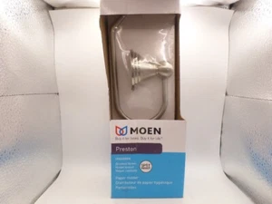 MOEN DN8408BN PRESTON SINGLE POST TOILET PAPER HOLDER SPOT RESIST BRUSHED NICKEL - Picture 1 of 3