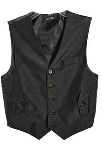 Boys Black Vest Size S Formal Pre Owner - Picture 1 of 7