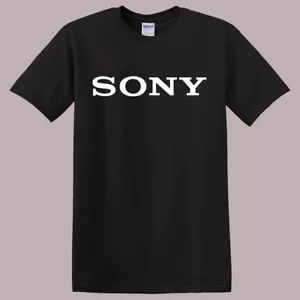 Camiseta negra Sony talla S a 5XL - Imagen 1 de 1