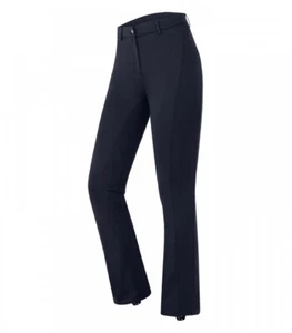 Pantalones de equitación para mujer Jodhpur pantalones de equitación ribete completo ESSENTIAL ELT azul profundo negro - Imagen 1 de 8