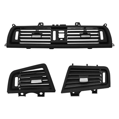 3X Front Air Grille Center Dash AC Vent Set For BMW F10 F11 520i 528i 550i 535i - Image 1 of 4