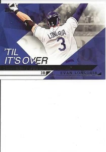 2015 Topps Series 2 Til It's Over Evan Longoria Tampa Bay Rays TIO 4 - Picture 1 of 1