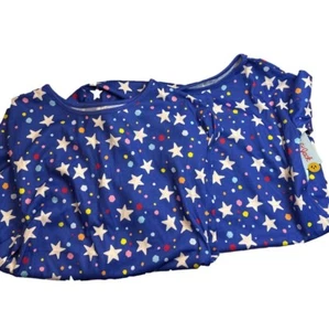 Set Of 2 Cat & Jack Nightgown PJ’s Pajamas size L large 10/12 - Blue/Stars - NEW - Picture 1 of 6