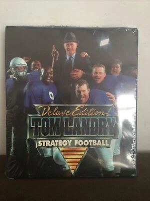 NEW Deluxe Edition Tom Landry Strategy Football Windows PC CD-ROM 1993 - Image 1 of 4