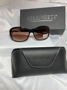 Serengeti Isola Sunglasses Tortoise Frame , Glass Polarized Sedona Bi-Mirro - Picture 1 of 6