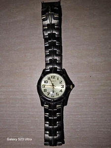 Vintage Sharp Quartz 100 ft Water Resistant Analog Watch Needs Battery - Picture 1 of 8