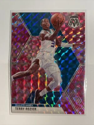 2019-20 Mosaic TERRY ROZIER Pink Camo Prizm Refractor, SP, Hornets, Louisville - Image 1 of 2
