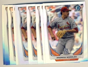 (27) 2014 Bowman cromo draft refractor Andrew Morales novato lote Cardinals DP76 - Imagen 1 de 1